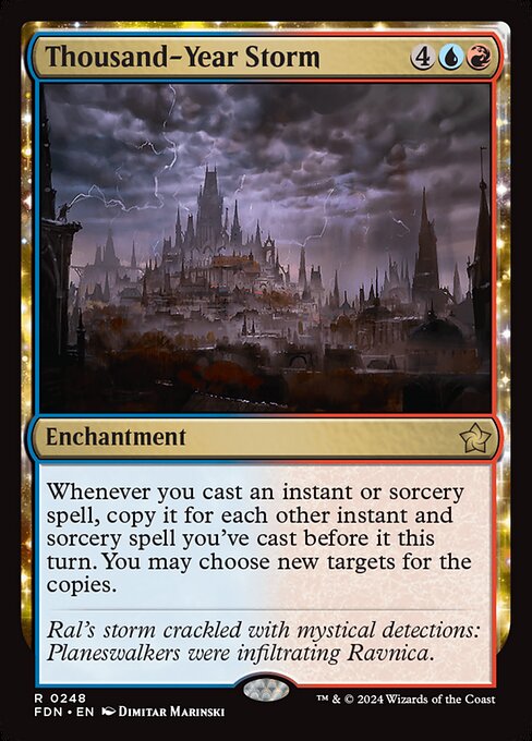 Magic the Gathering Card - Thousand-Year Storm - MTG Circle