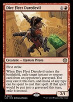 Magic the Gathering Card - Dire Fleet Daredevil - MTG Circle