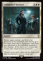 Magic the Gathering Card - Unfinished Business - MTG Circle