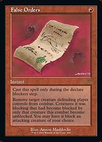 Magic the Gathering Card - False Orders - MTG Circle
