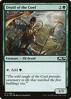 Magic the Gathering Card - Druid of the Cowl - MTG Circle