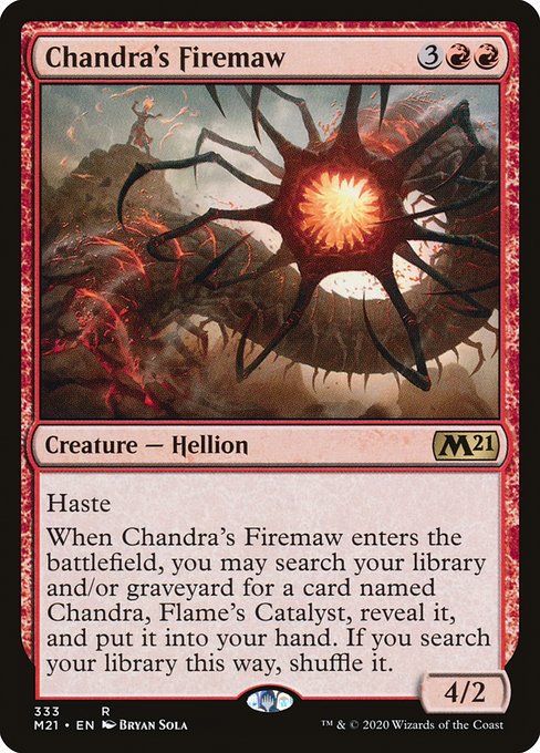Magic the Gathering Card - Chandra's Firemaw - MTG Circle