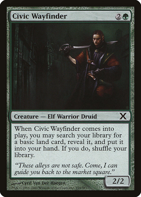 Magic the Gathering Card - Civic Wayfinder - MTG Circle