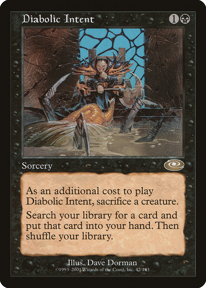 Magic the Gathering Card - Diabolic Intent - MTG Circle