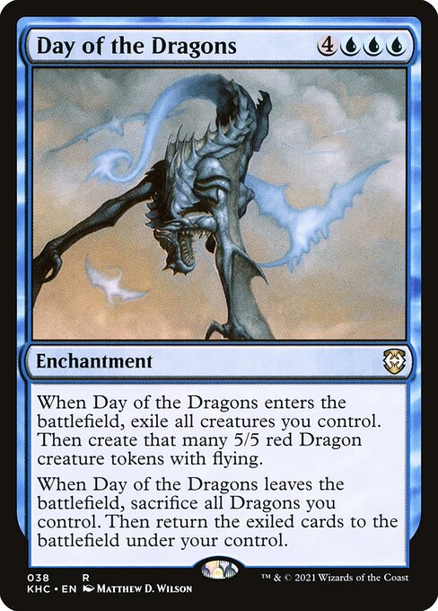 Magic the Gathering Card - Day of the Dragons - MTG Circle