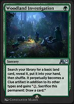 Magic the Gathering Card - Woodland Investigation - MTG Circle