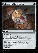 Magic the Gathering Card - Talisman of Conviction - MTG Circle