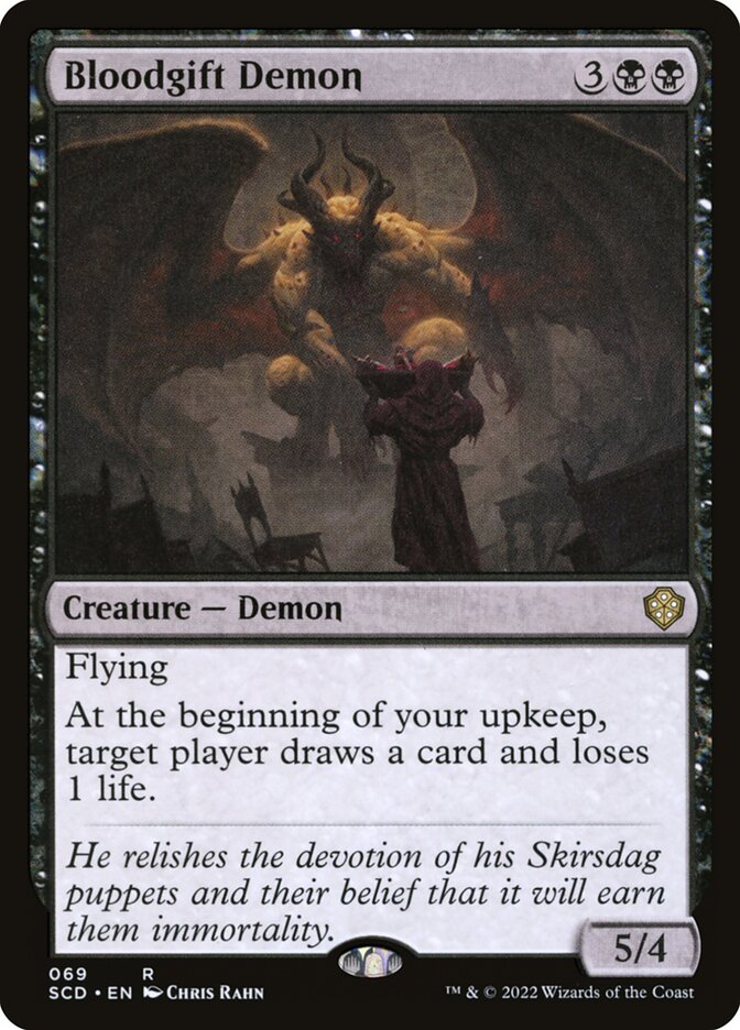 Magic the Gathering Card - Bloodgift Demon - MTG Circle