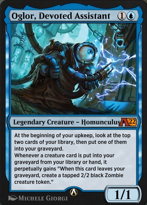Magic the Gathering Card - Oglor, Devoted Assistant - MTG Circle