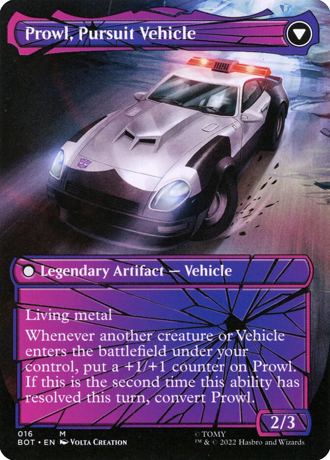 Magic the Gathering Card - Prowl, Pursuit Vehicle - MTG Circle