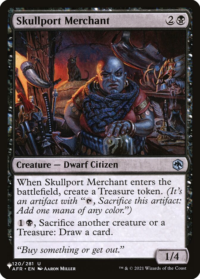 Magic the Gathering Card - Skullport Merchant - MTG Circle