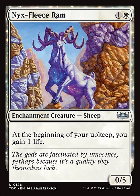 Magic the Gathering Card - Nyx-Fleece Ram - MTG Circle
