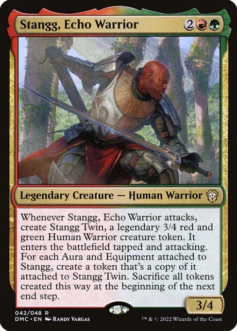 Magic the Gathering Card - Stangg, Echo Warrior - MTG Circle