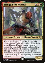 Magic the Gathering Card - Stangg, Echo Warrior - MTG Circle