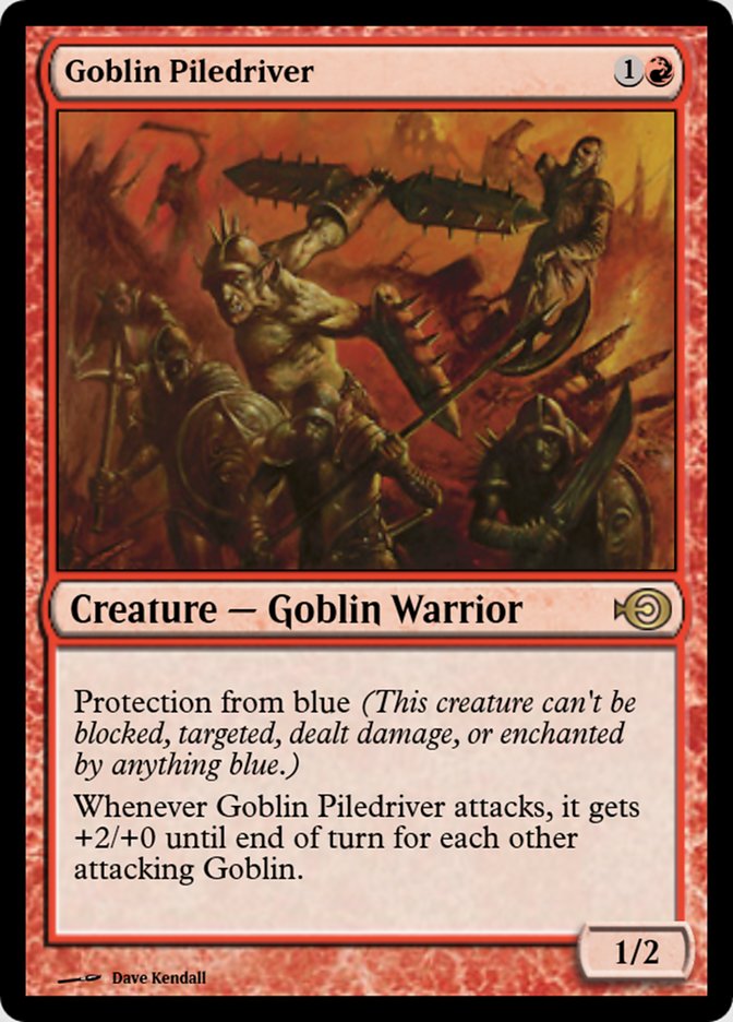 Magic the Gathering Card - Goblin Piledriver - MTG Circle