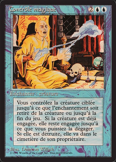 Magic the Gathering Card - Control Magic - MTG Circle