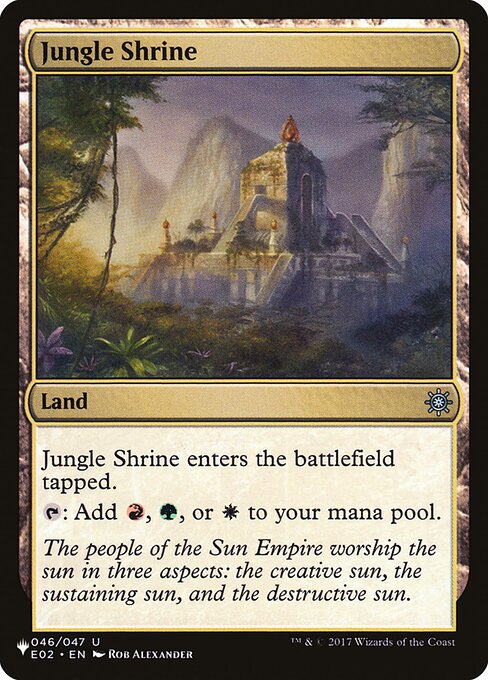 Magic the Gathering Card - Jungle Shrine - MTG Circle