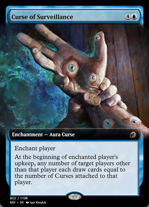 Magic the Gathering Card - Curse of Surveillance - MTG Circle