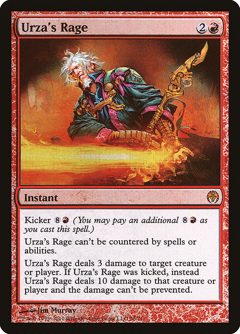 Magic the Gathering Card - Urza's Rage - MTG Circle