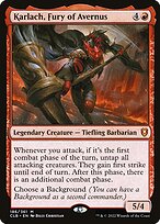 Magic the Gathering Card - Karlach, Fury of Avernus - MTG Circle