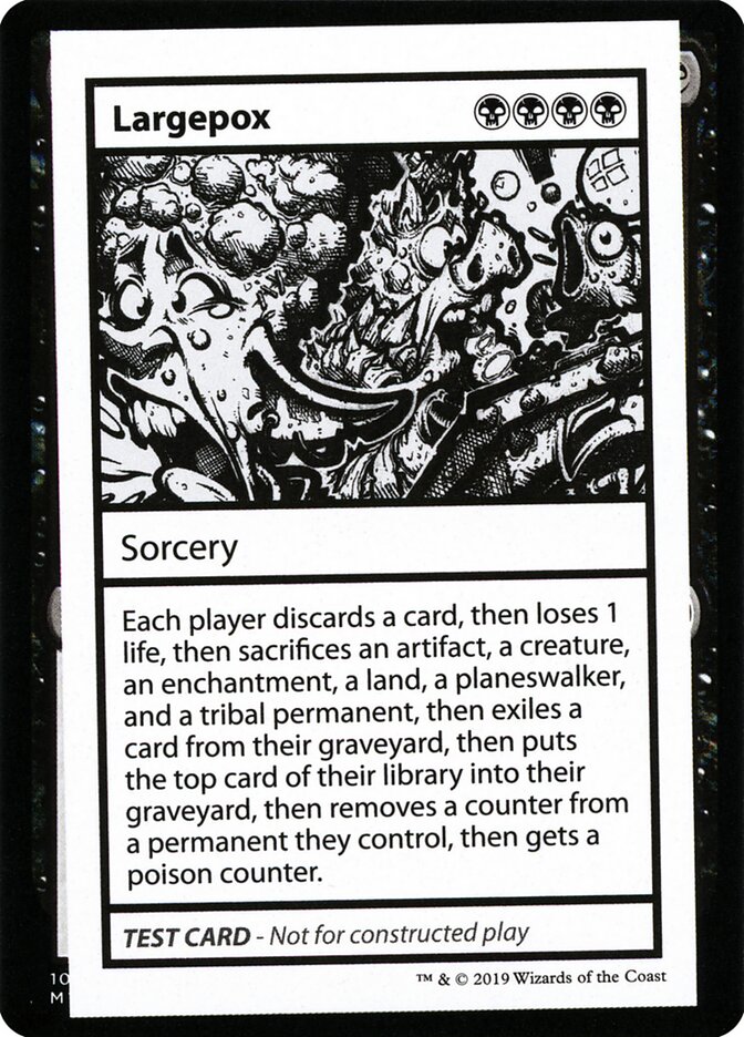 Magic the Gathering Card - Largepox - MTG Circle