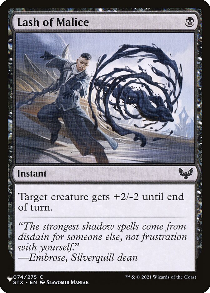 Magic the Gathering Card - Lash of Malice - MTG Circle