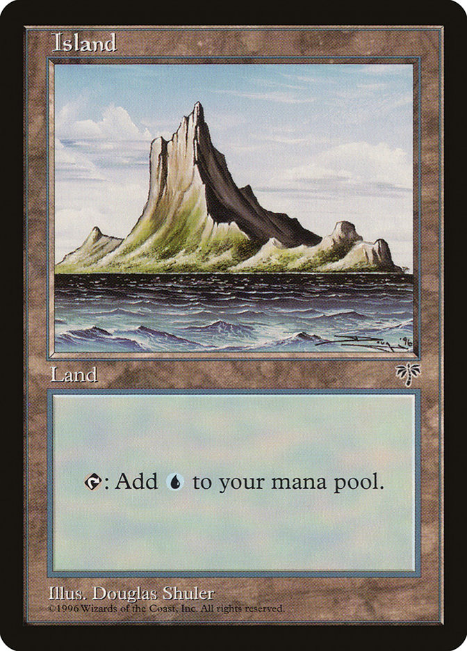 Magic the Gathering Card - Island - MTG Circle