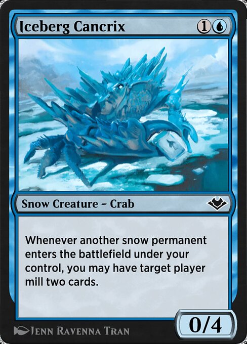 Magic the Gathering Card - Iceberg Cancrix - MTG Circle