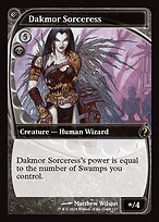 Magic the Gathering Card - Dakmor Sorceress - MTG Circle