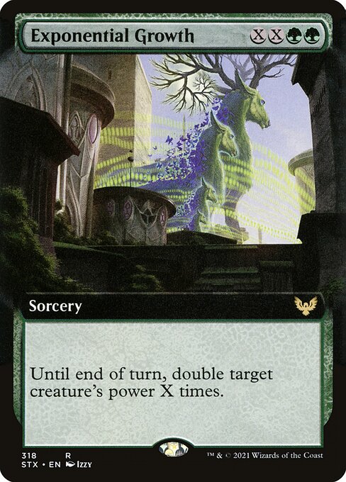 Magic the Gathering Card - Exponential Growth - MTG Circle