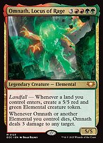 Magic the Gathering Card - Omnath, Locus of Rage - MTG Circle