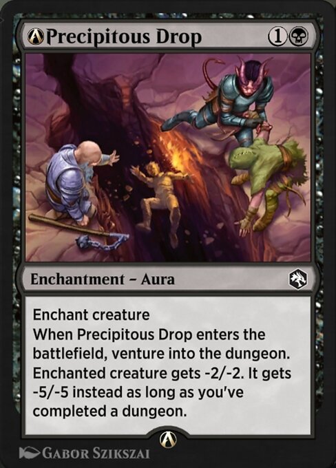 Magic the Gathering Card - A-Precipitous Drop - MTG Circle
