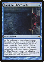 Magic the Gathering Card - Quest for Ula's Temple - MTG Circle