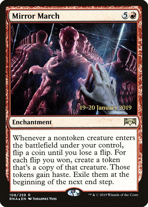 Magic the Gathering Card - Mirror March - MTG Circle
