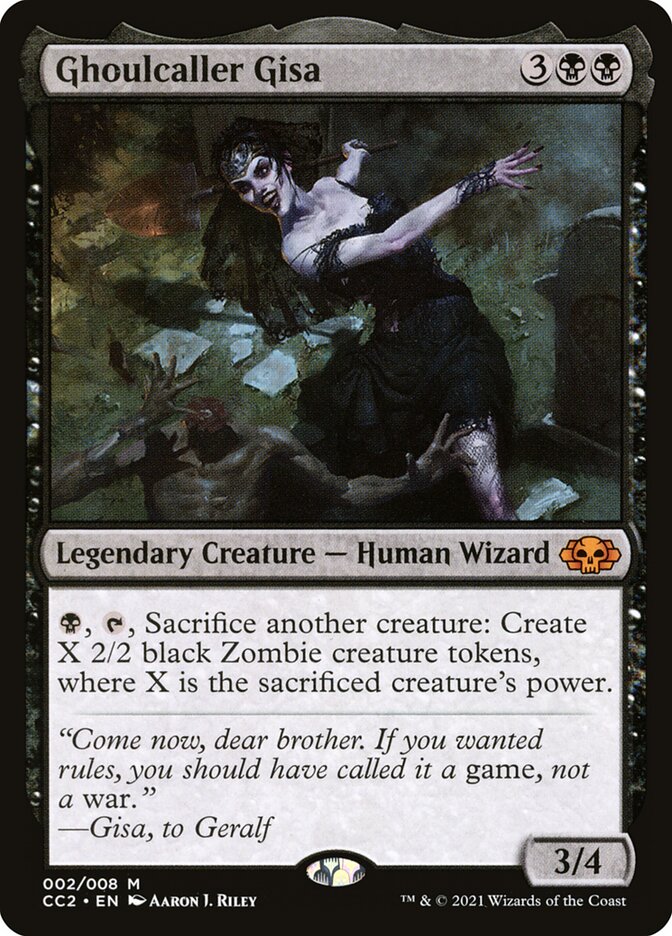 Magic the Gathering Card - Ghoulcaller Gisa - MTG Circle