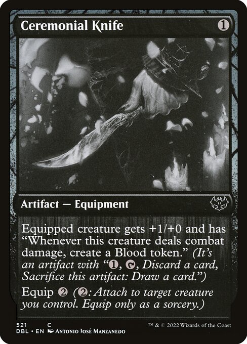 Magic the Gathering Card - Ceremonial Knife - MTG Circle
