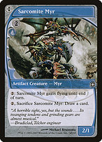 Magic the Gathering Card - Sarcomite Myr - MTG Circle