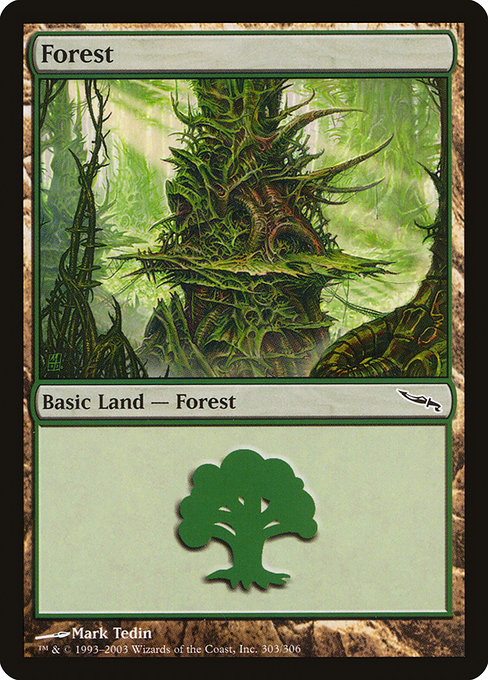Magic the Gathering Card - Forest - MTG Circle