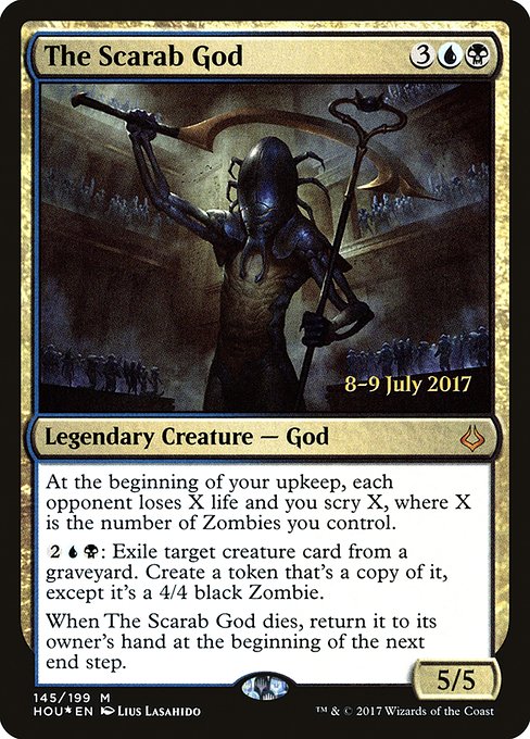 Magic the Gathering Card - The Scarab God - MTG Circle