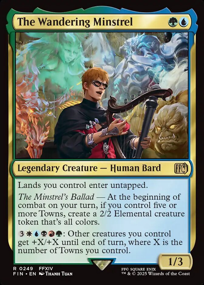 Magic the Gathering Card - The Wandering Minstrel - MTG Circle