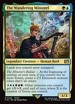 Magic the Gathering Card - The Wandering Minstrel - MTG Circle