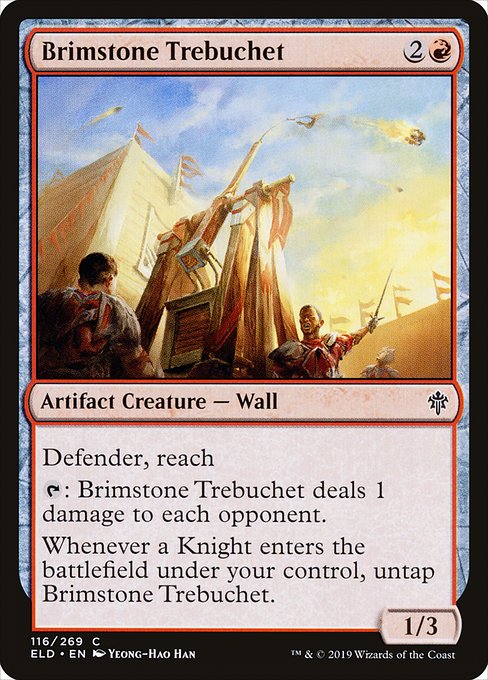Magic the Gathering Card - Brimstone Trebuchet - MTG Circle