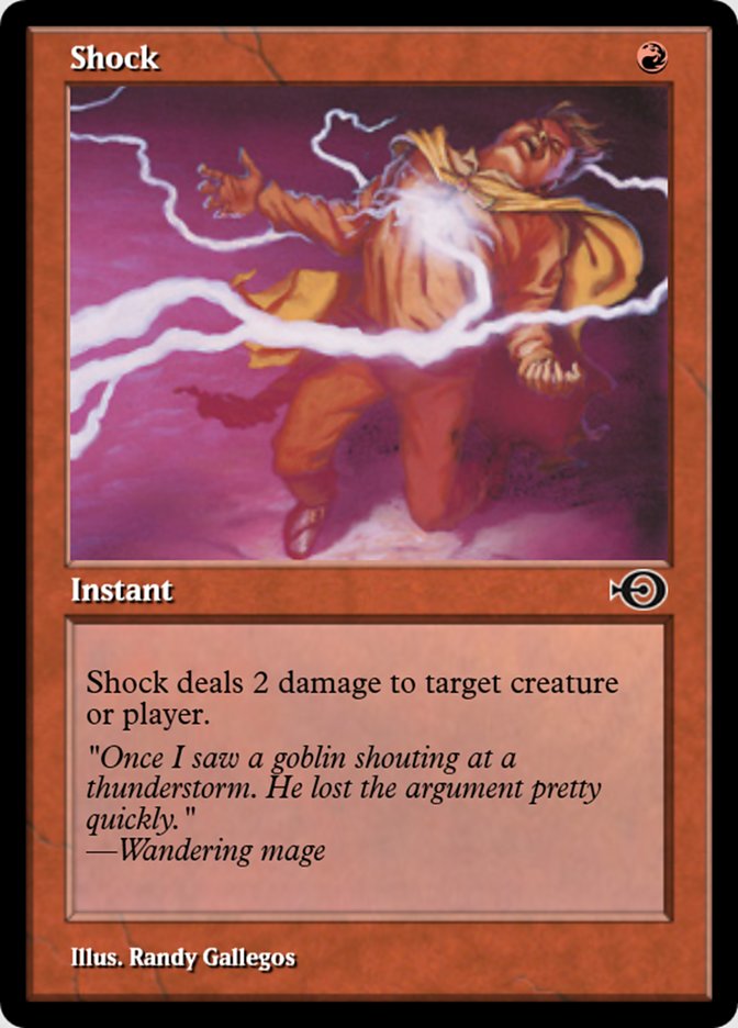 Magic the Gathering Card - Shock - MTG Circle