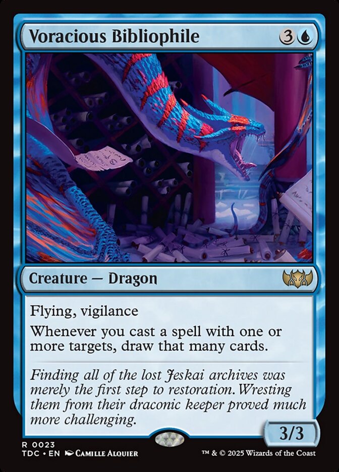 Magic the Gathering Card - Voracious Bibliophile - MTG Circle