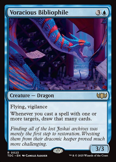Magic the Gathering Card - Voracious Bibliophile - MTG Circle