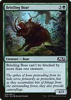 Magic the Gathering Card - Bristling Boar - MTG Circle