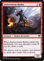 Magic the Gathering Card - Immersturm Raider - MTG Circle