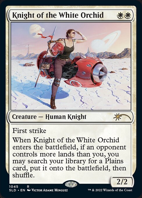 Magic the Gathering Card - Knight of the White Orchid - MTG Circle