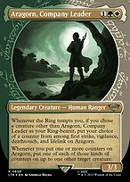 Magic the Gathering Card - Aragorn, Company Leader - MTG Circle