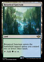 Magic the Gathering Card - Botanical Sanctum - MTG Circle